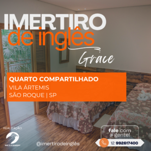 Imertiro + Hospedagem Grace (quarto compartilhado) - São Roque - SP
