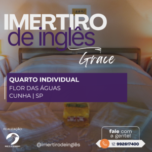 Imertiro + Hospedagem Grace (quarto individual) - FDA